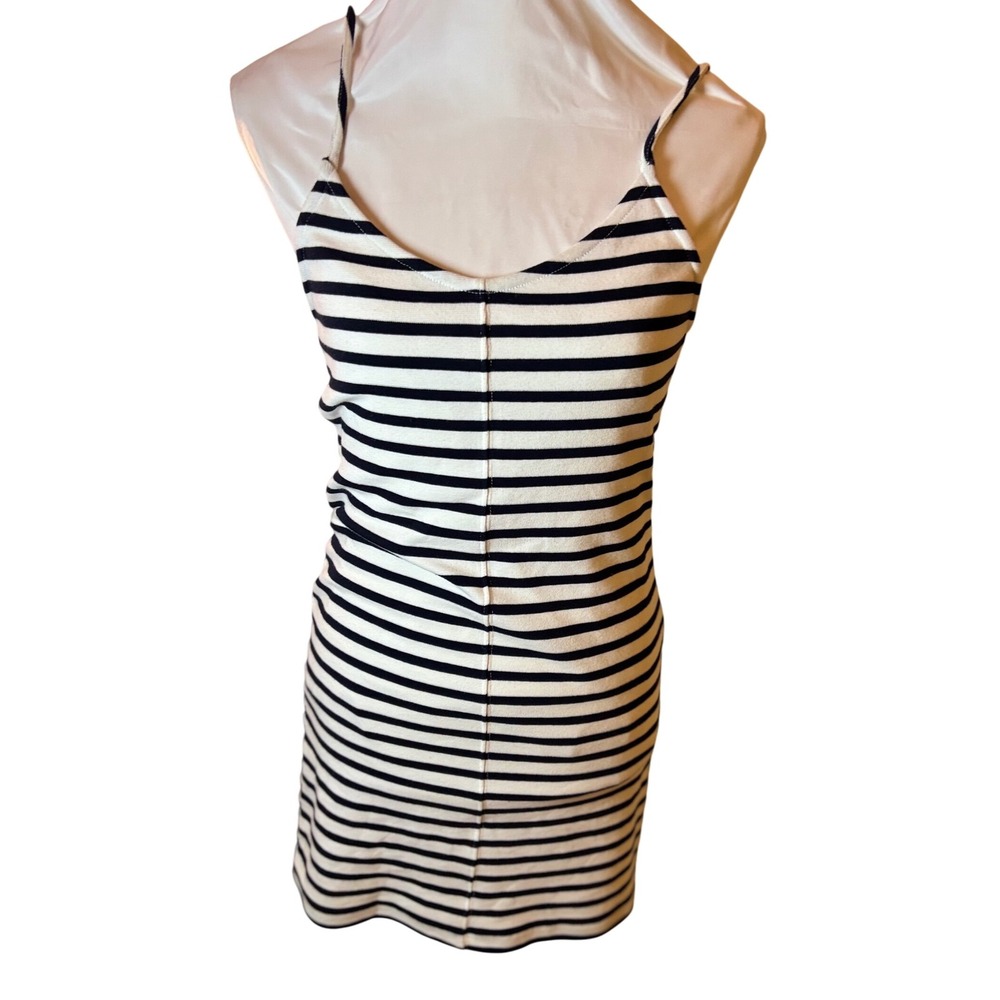Topshop‎ US 8 Striped Bodycon Mini Dress Sleeveless Casual Summer